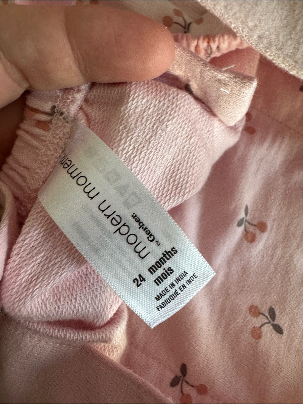 Pink Floral Ruffle Baby Romper - Picture 4 of 4